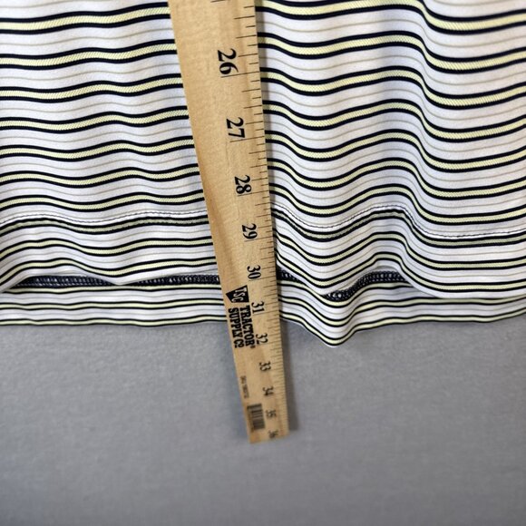 Footjoy Polo Shirt Mens Size L Striped Stretchy Polyester Golf FJ Tennis Beach - Picture 5 of 11